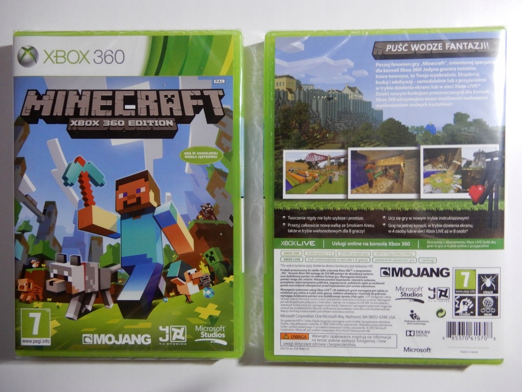 Купить Minecraft XBOX 360 ПОЛЬСКИЙ РАСПРОСТРАНЕНИЕ: отзывы, фото, характеристики в интерне-магазине Aredi.ru