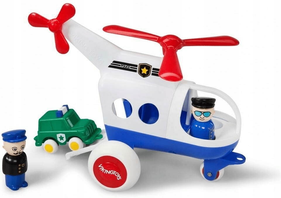 Helikopter policyjny z figurkami Viking Toys