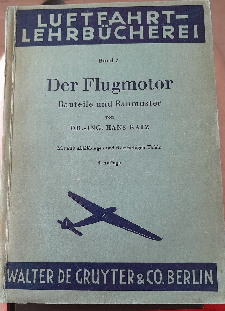 Silniki lotnicze 1943 r. Po niemiecku Katz