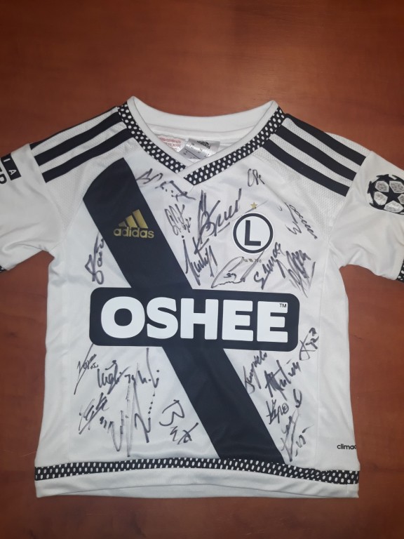 Koszulka z autografami zawodników Legia Warszawa