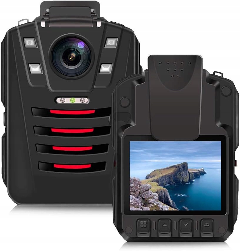 Kamera Na Ciało POLICYJNA Sportowa Monitoring osobisty CAMMHD 32 GB
