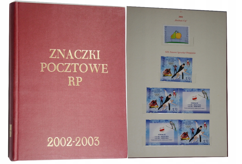 Klaser jubileuszowy ROCZNIK 2002 2003 CZYSTY **