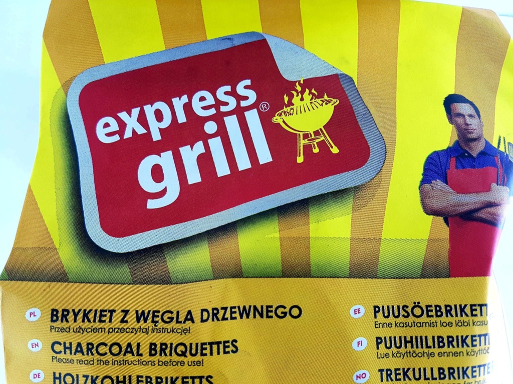 Mirand Brykiet z węgla drzewnego Express Grill 2kg 10935811727
