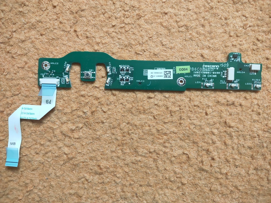 Górny panel włącznika z diodami ACER Aspire 7530G