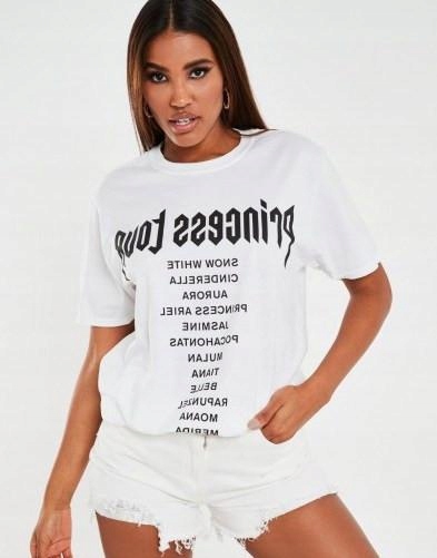 02H152 MISSGUIDED__MK1 BIAŁY T-SHIRT DISNEY__M