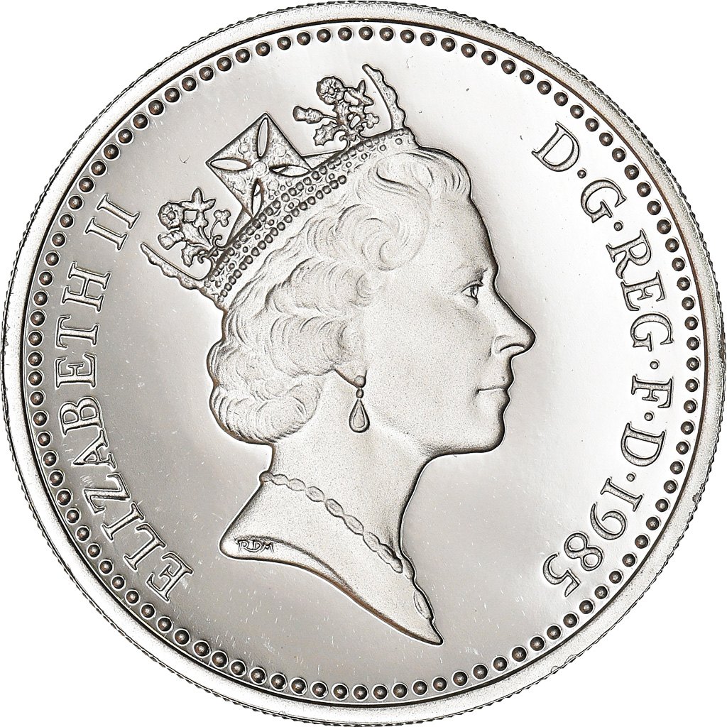 Moneta, Wielka Brytania, Elizabeth II, Pound, 1985