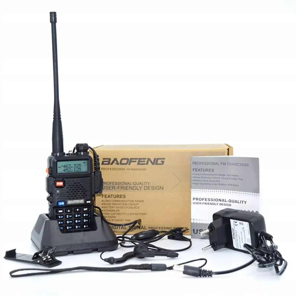 Купить Радиосканер Baofeng UV-5R HT 5W для экстренной помощи полиции: отзывы, фото, характеристики в интерне-магазине Aredi.ru