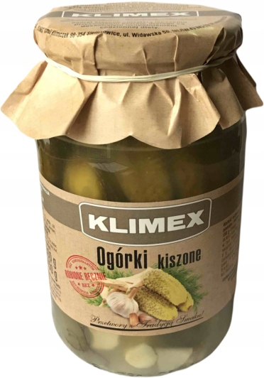 PD Ogórki kiszone KLIMEX 800g
