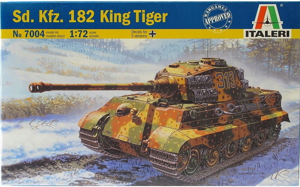 Купить Танк King Tiger Italeri 7004: отзывы, фото, характеристики в интерне-магазине Aredi.ru