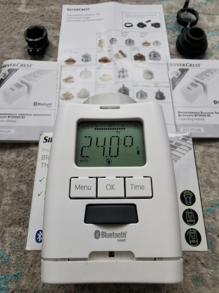 SILVERCREST termostat grzejnikowy Bluetooth 11584586026 oficjalne