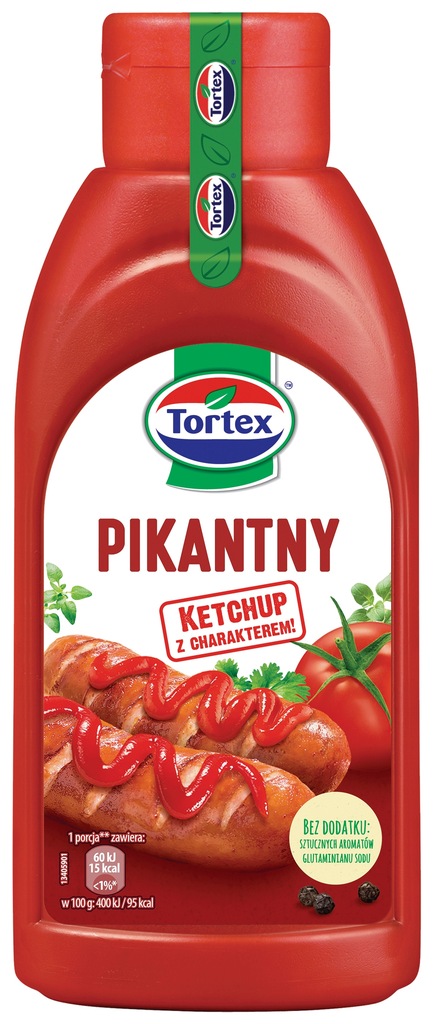 Ketchup pikantny POMIDOROWY PIKANTNY Tortex 470 ml 470 g