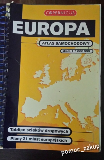 Atlas samochodowy EUROPA