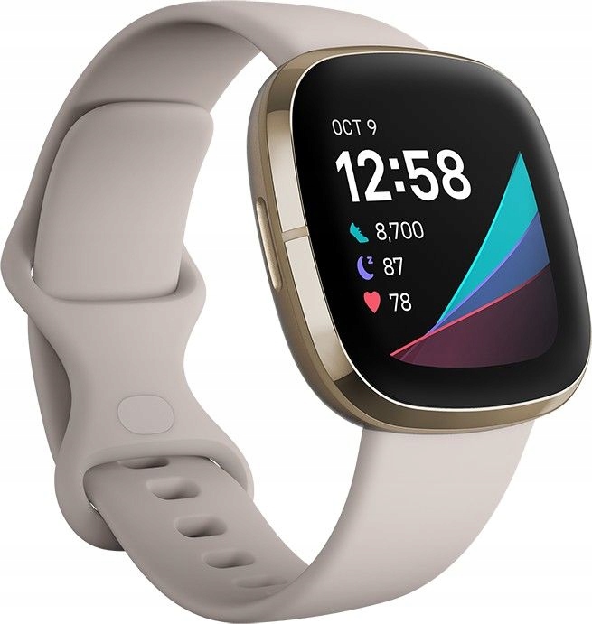 Smartwatch Fitbit Sense Biały (FB512GLWT) OUTLET