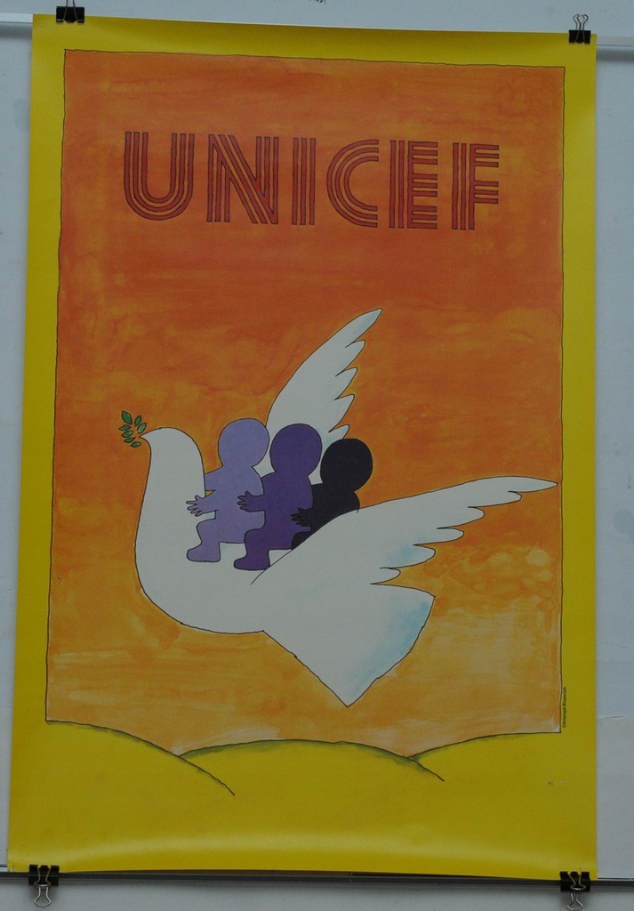 Plakat UNICEF 10847413931 - oficjalne archiwum Allegro