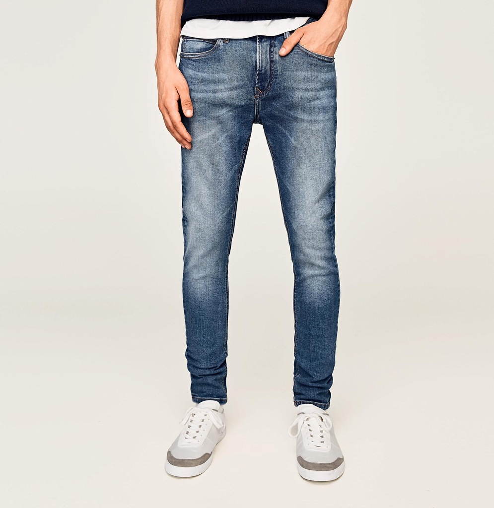 ZARA JEANS SKINNY FIT SOFT DENIM NOWE 40 31