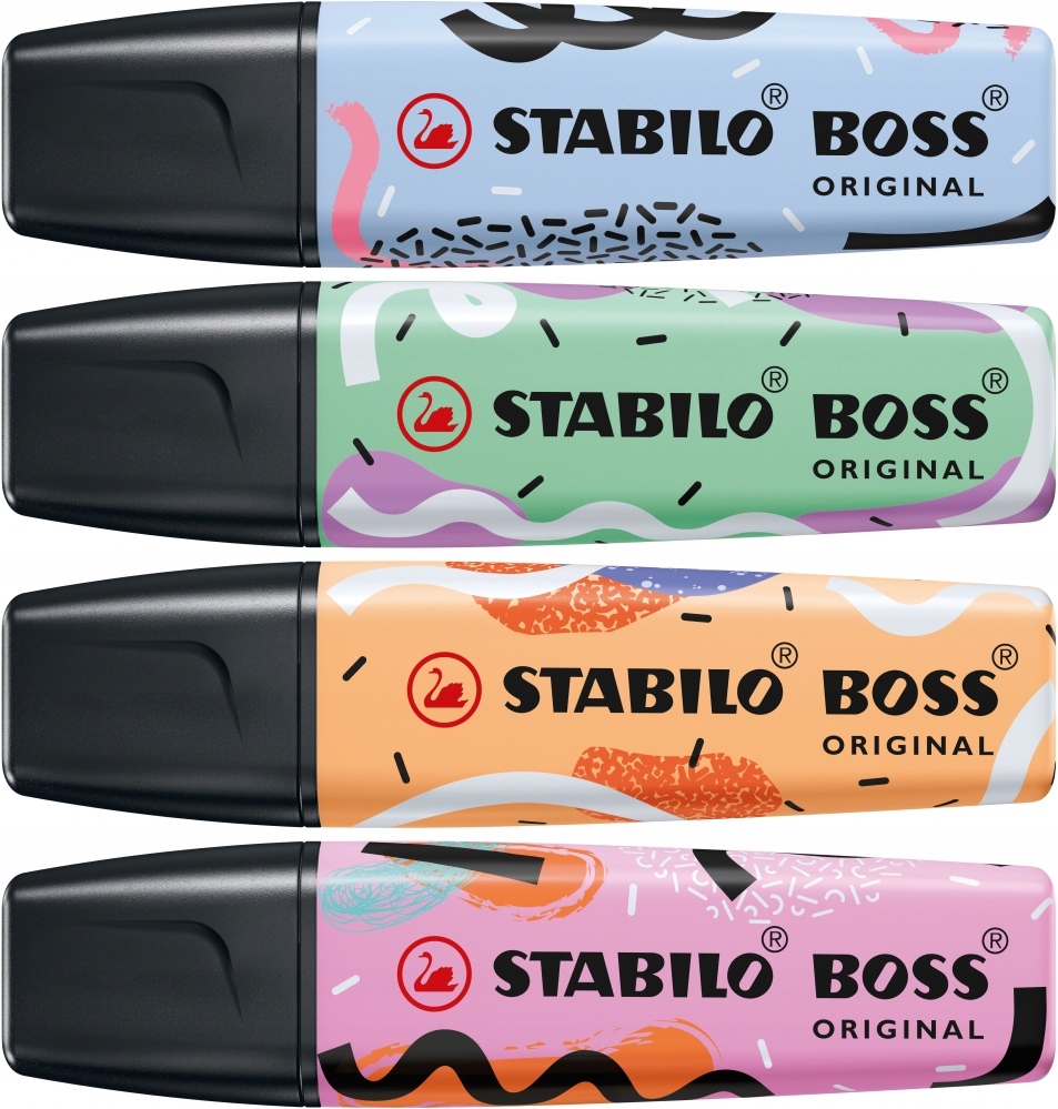 Zakreślacz Stabilo Boss Pastel Etui 4Szt. Mix Kol