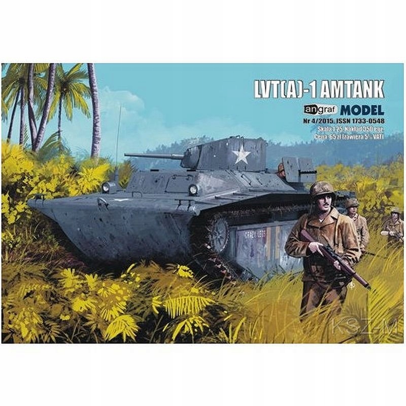 Angraf 2/15 - Czołg pływający LVT(A)-1 Amtank 1:25