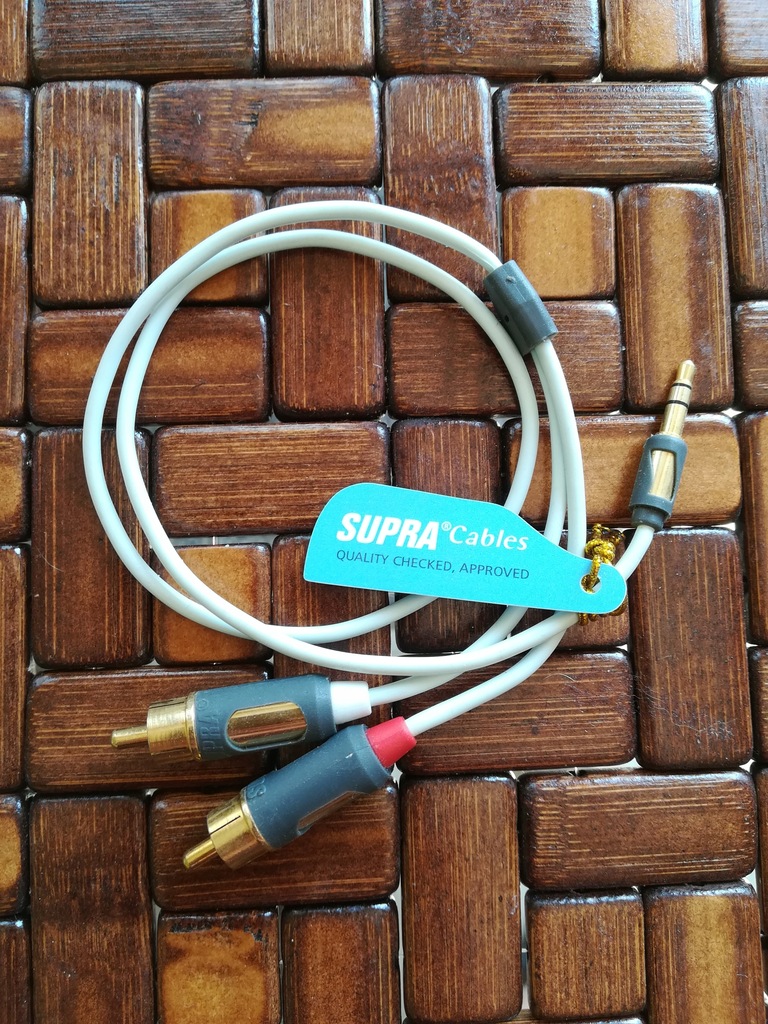 SUPRA MP-CABLE MP-2RCA 0.5m/1.6ft