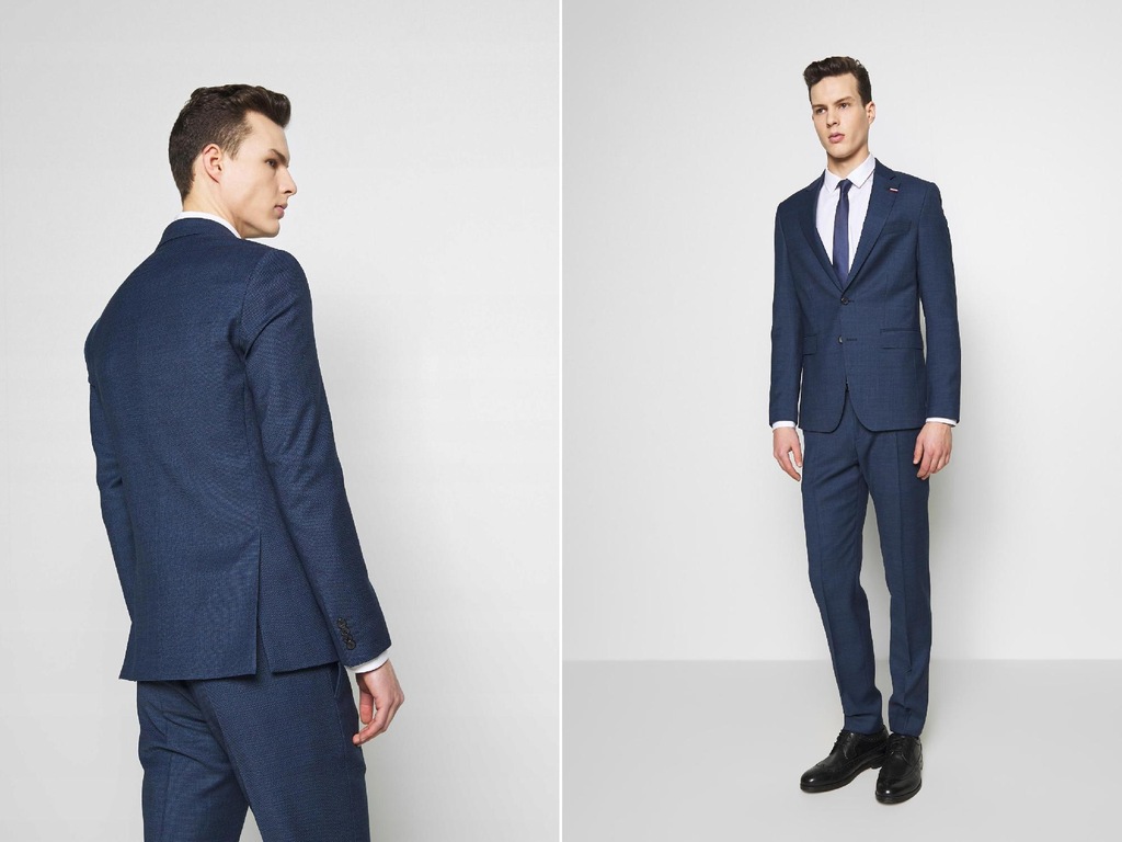 E006E19 Tommy Hilfiger MARYNARKA SLIM TAILORED M