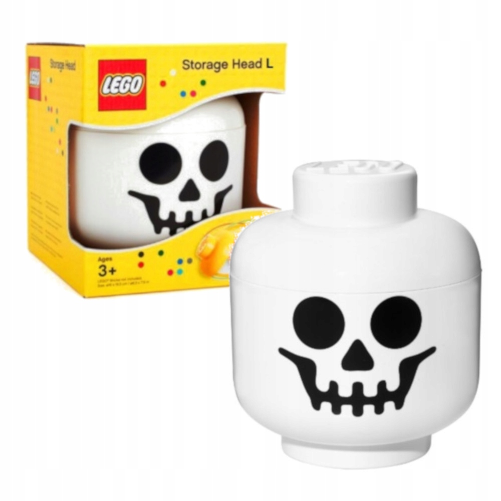 LEGO POJEMNIK GŁÓWKA SZKIELETOR L Duża