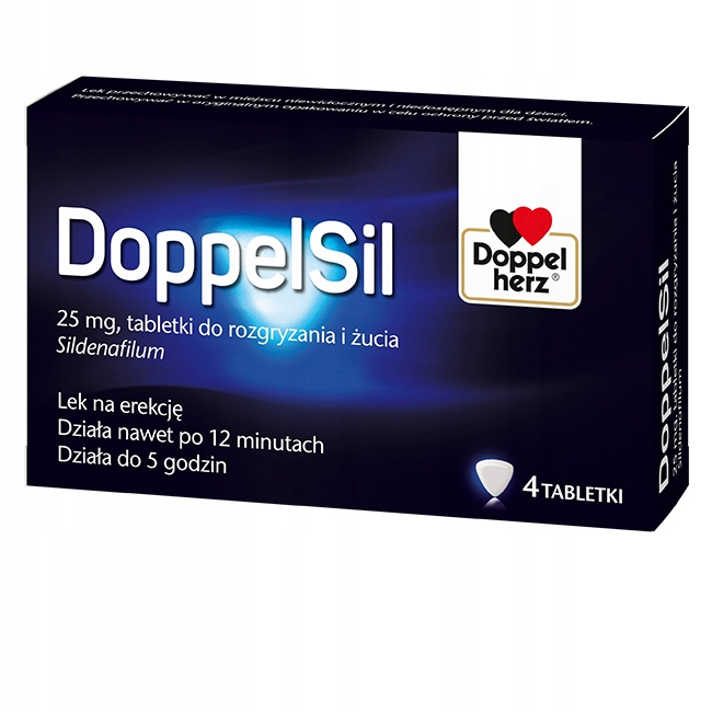 DoppelSil 25mg potencja erekcja wzwód dobry sex 4x