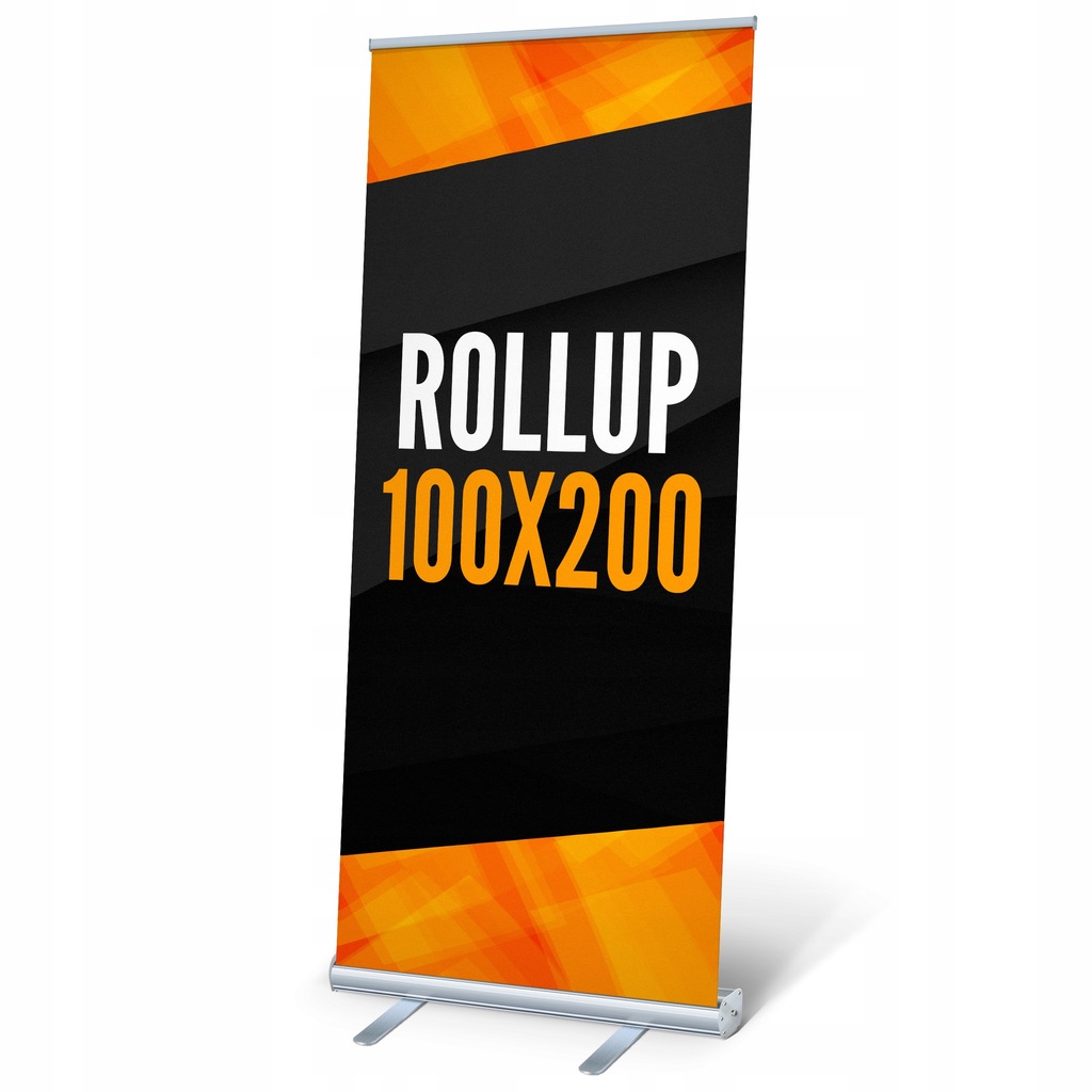 ROLL-UP 100cm x 200cm ROLLUP Z WYDRUKIEM BLOCKOUT