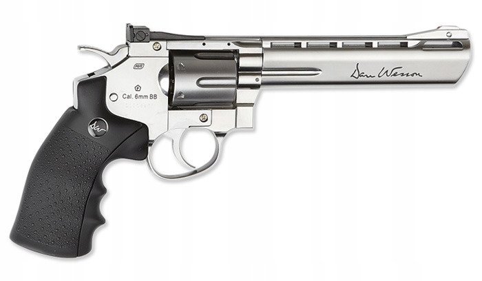 Replika rewolweru Dan Wesson 6'' Revolver - Silver