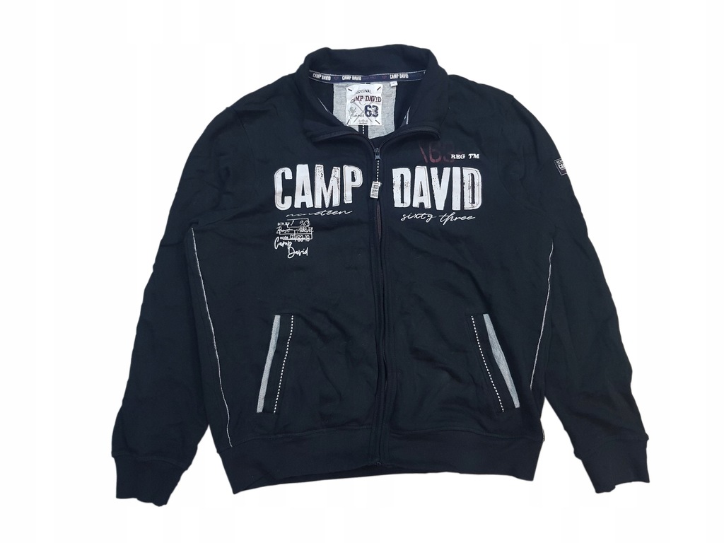 CAMP DAVID męska czarna bluza logo L 12697052306 oficjalne archiwum Allegro