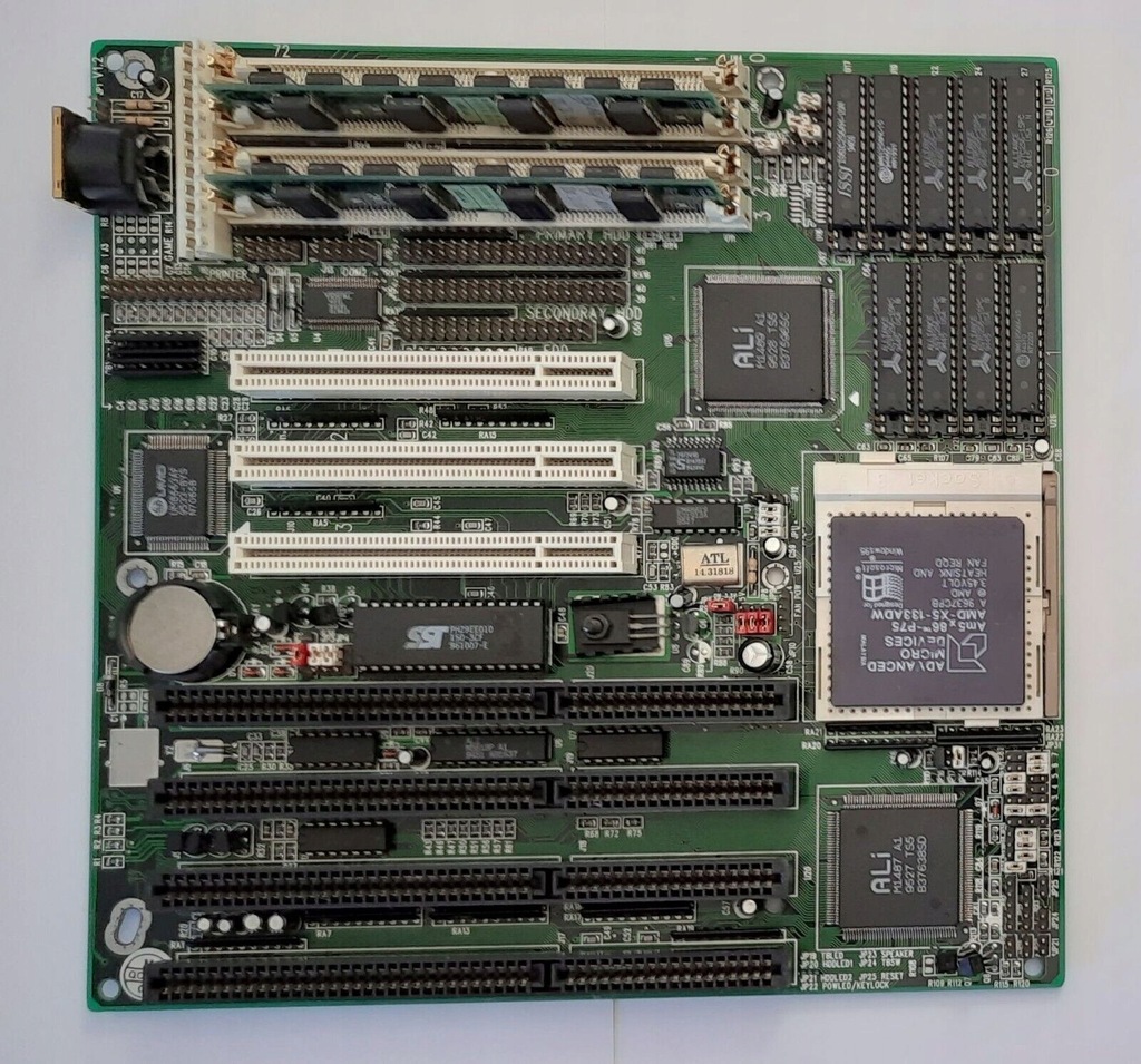 PC Chips M918 ISA PCI 486 Mainboard + AMD Am5x86