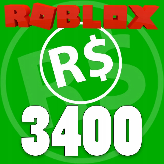 ROBUX ROBLOX 3400 RS