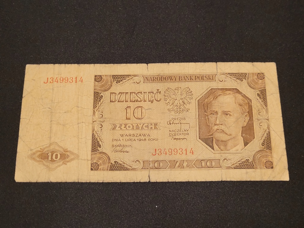 10 złotych 1948 Średni STAN