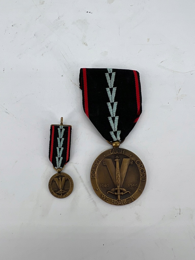 medal Polski Ruch Oporu we Francji 1940-1944