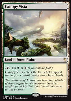 Canopy Vista Battle for Zendikar