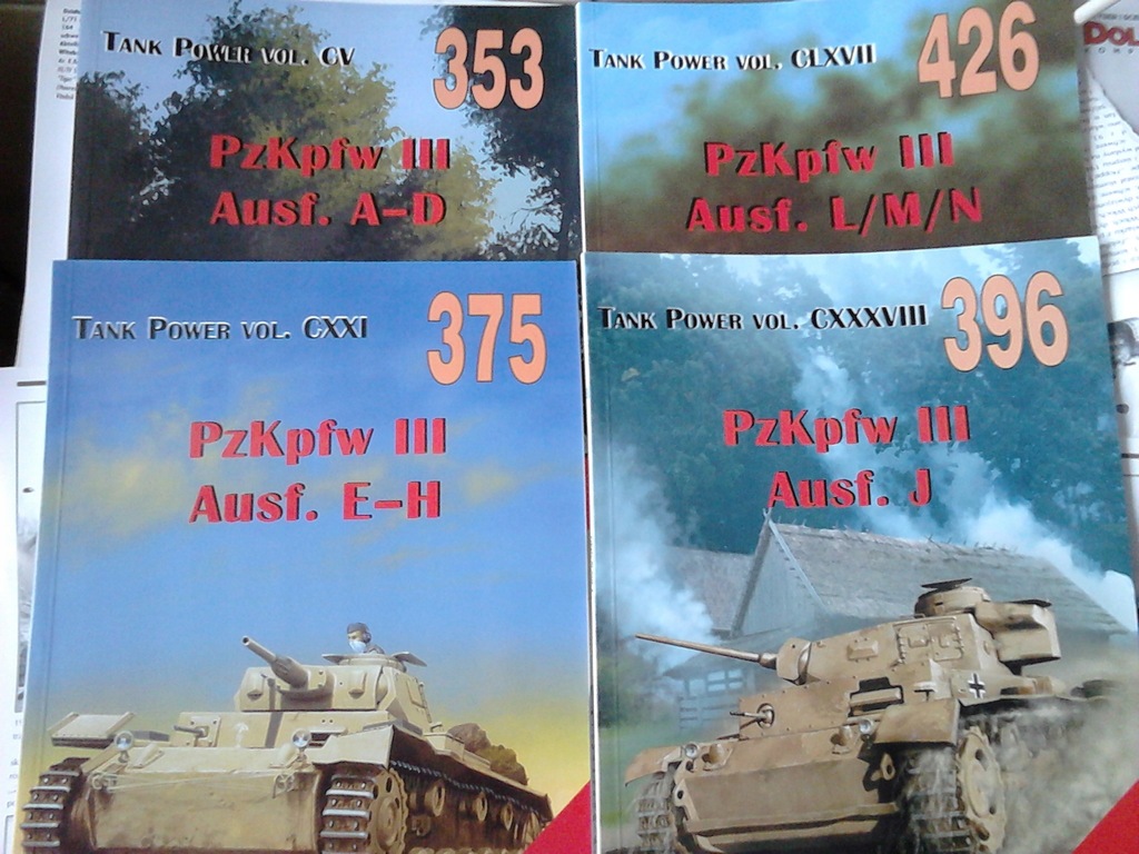 Pzkpfw III Ausf. A-D E-H L/M/N J Tank Power NOWE