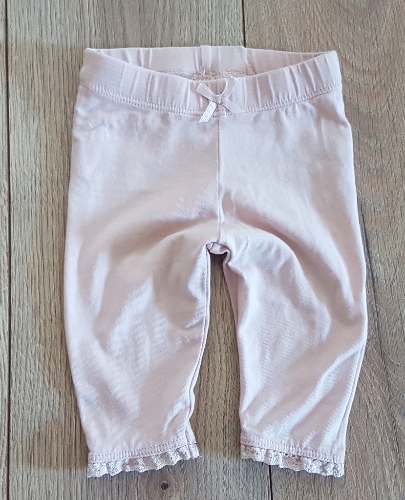 Legginsy pudrowe koronka LINDEX styl Kappahl 56