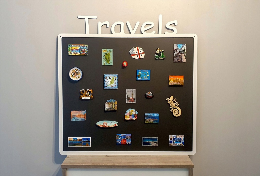 tablica na magnesy z podróży