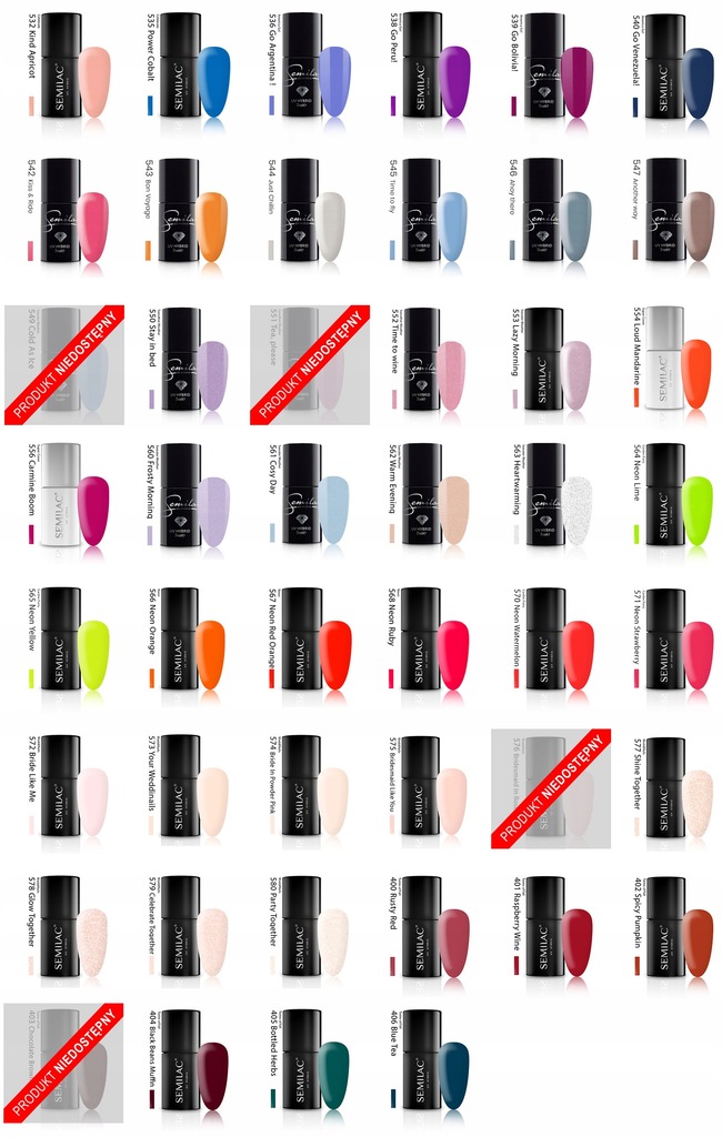 Купить Гибридный лак для ногтей Semilac + набор из 7 штук в подарок: отзывы, фото, характеристики в интерне-магазине Aredi.ru