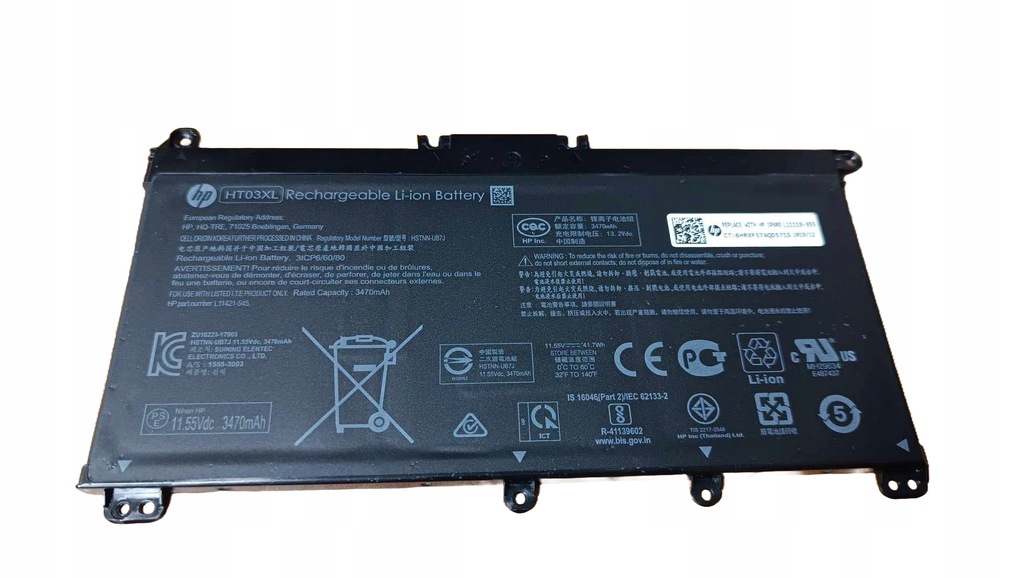 Bateria HT03XL HP Pavilion 15-CS używana sprawna 2H 11,55V 3470 mAh