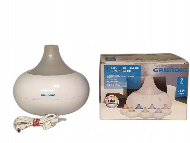 NAWILŻACZ POWIETRZA DYFUZOR ZAPACHÓW LED GRUNDIG