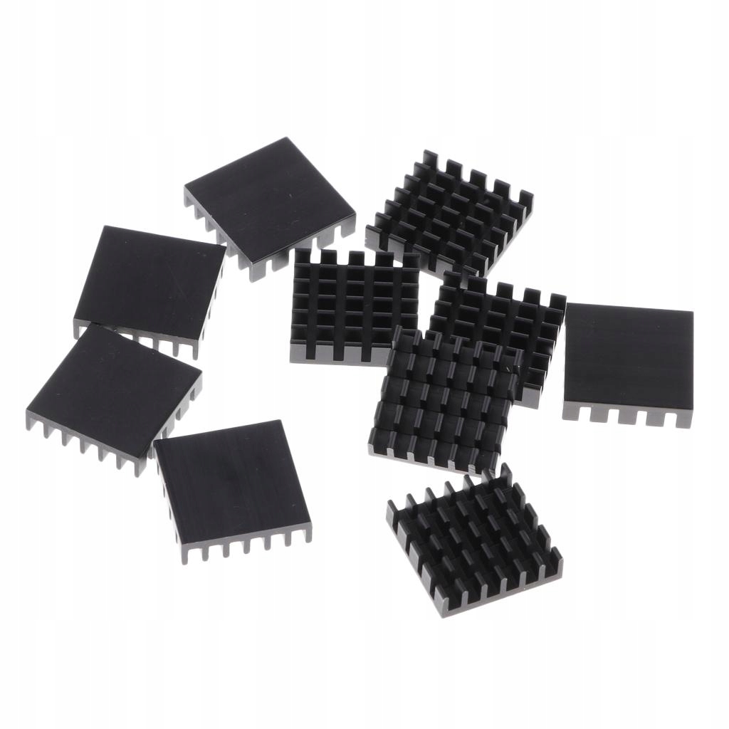 10 sztuk radiatorów chłodzących do Raspberry Pi 3B+ 3B 2B+ 2B VGA Radiator