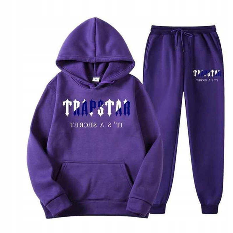TRAPSTAR Men's Fall/Winter Warm hoodie Sports set