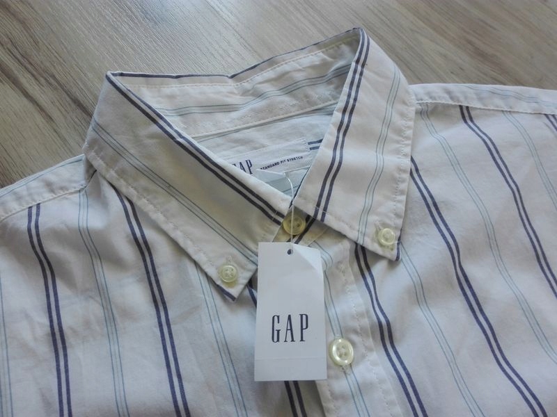 GAP STANDARD FIT STRETCH NOWA elegancka KOSZULA M