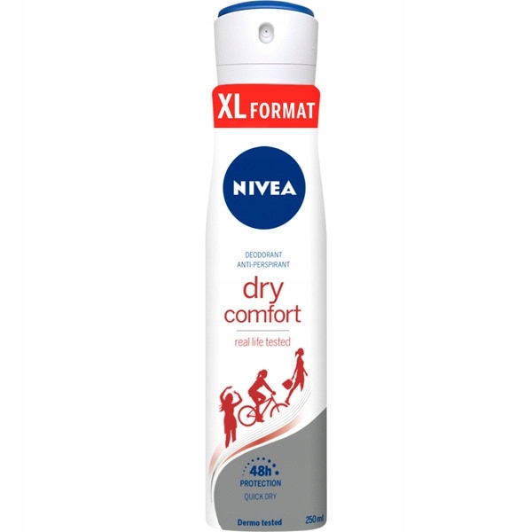 Nivea Dry Comfort Dezodorant antybakteryjny 250ml