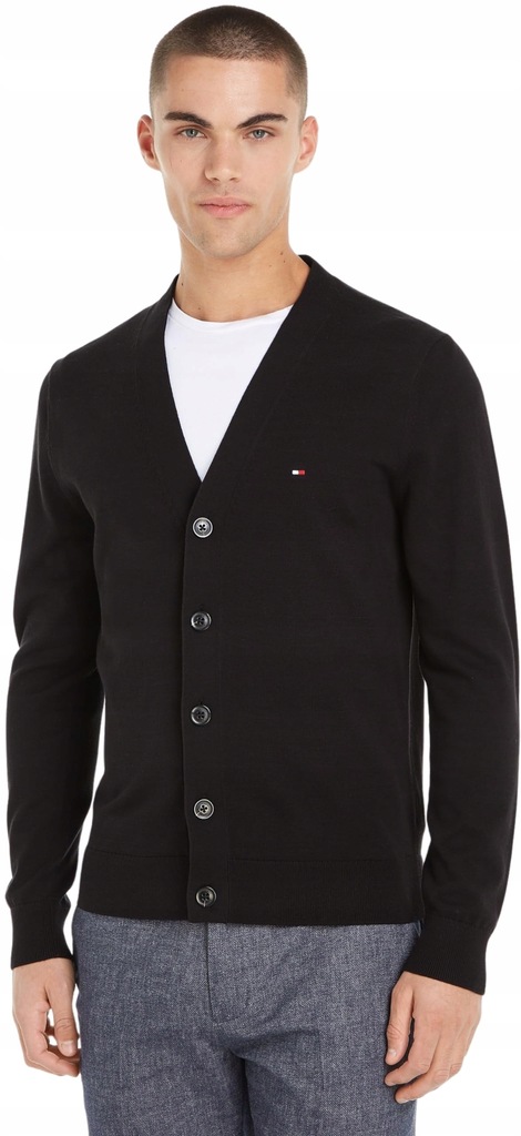 Tommy Hilfiger Męski bawełniany kardigan