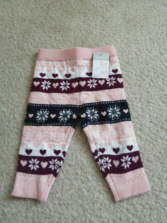 Legginsy rozm 68 wiosna primark