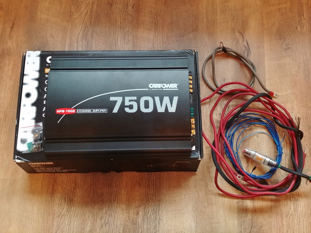 Wzmacniacz CARPOWER HPB-1502 Monacor 750W