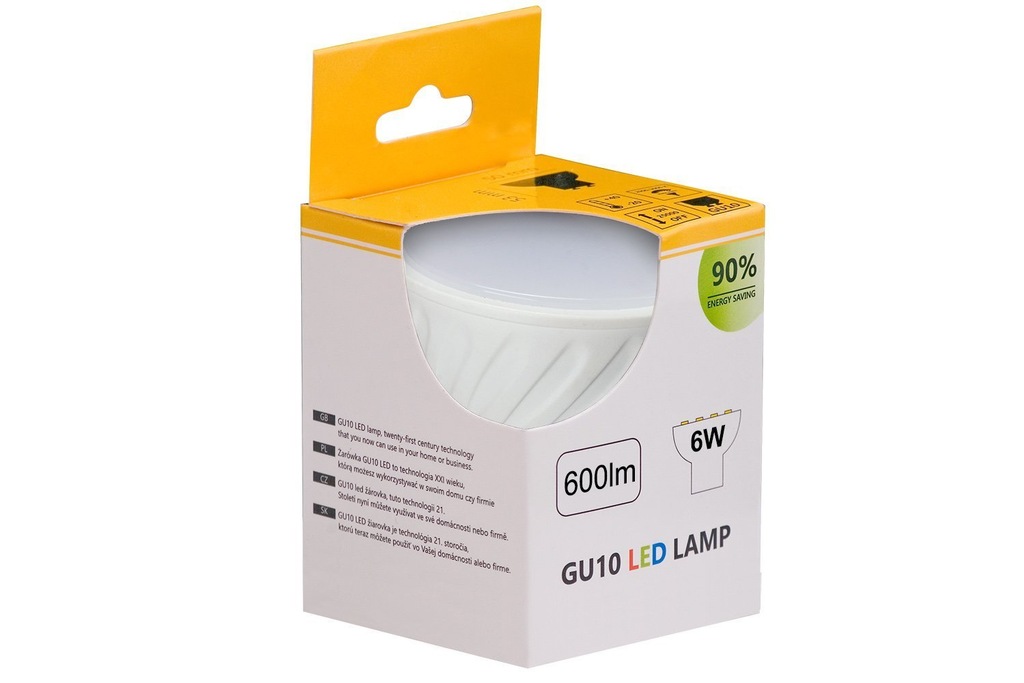 Купить Светодиодная лампа GU10 SMD 2835 WARM 600лм 60Вт 6Вт 230В: отзывы, фото, характеристики в интерне-магазине Aredi.ru