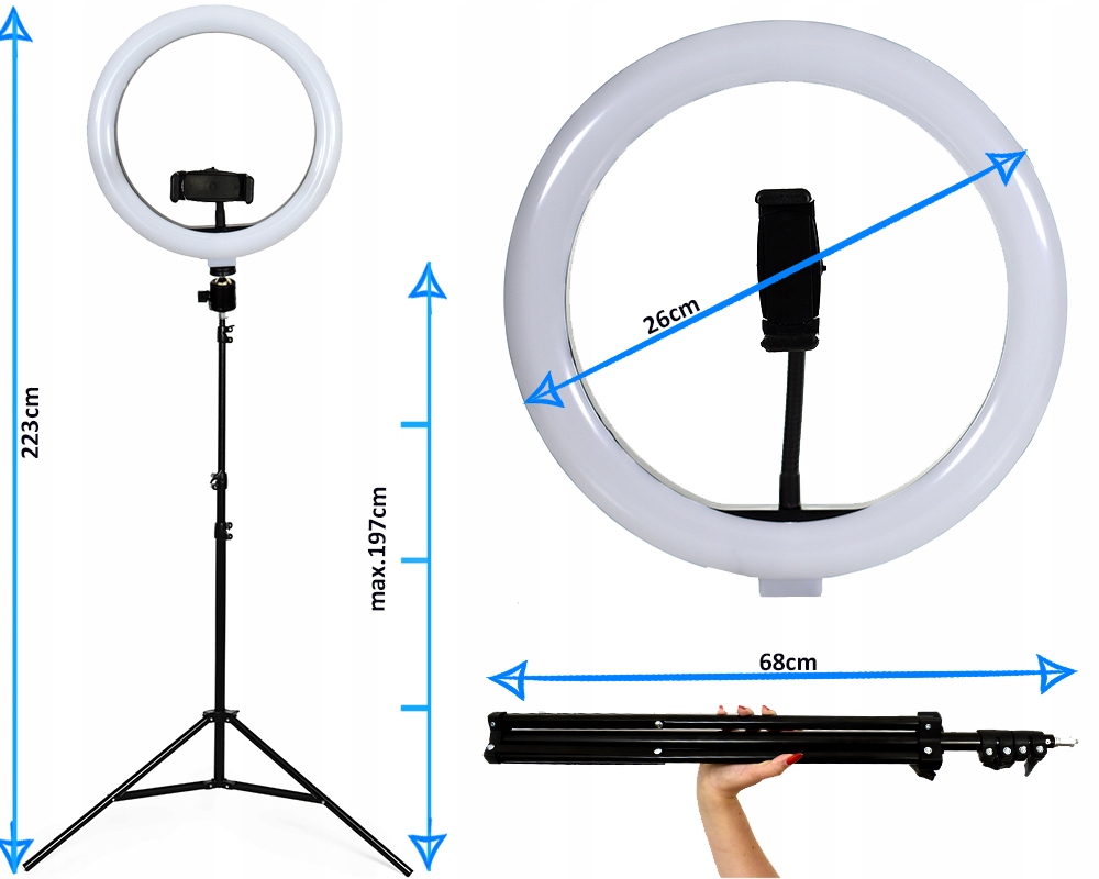 Купить Кольцевая подсветка для фотоаппаратов и телефонов: отзывы, фото, характеристики в интерне-магазине Aredi.ru