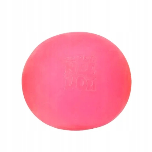 Różowa Piłka Świecąca w Ciemności Zabawka Fluorescencyjna Gniotek NeeDoh