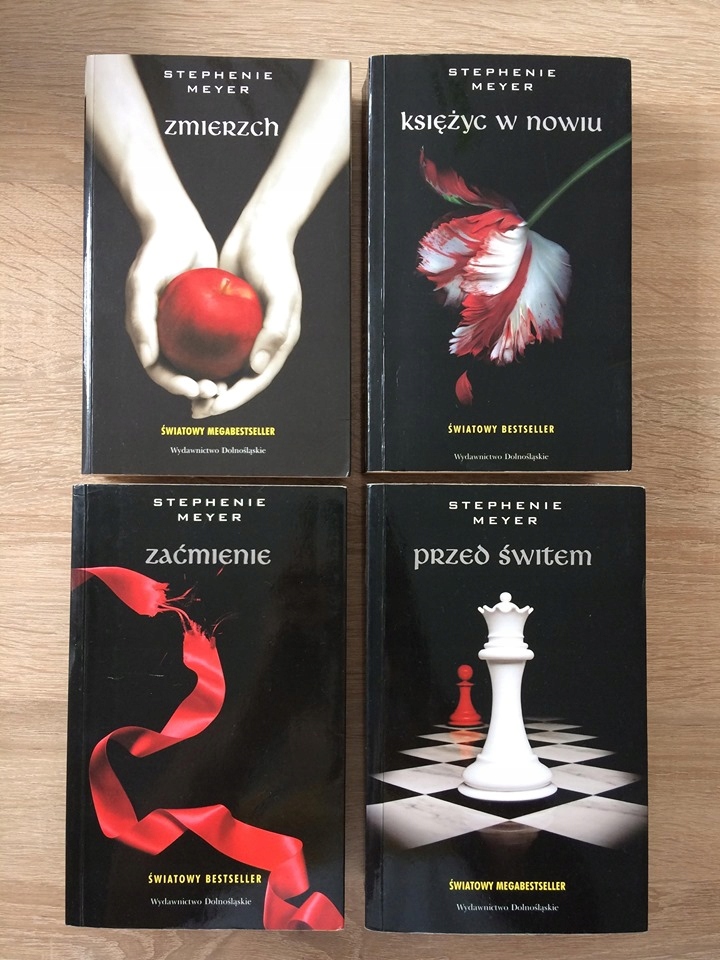 Stephenie Meyer Saga Zmierzch Komplet 4 Ksiazki 8269306664 Oficjalne Archiwum Allegro
